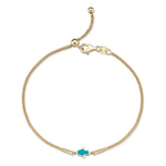 Load image into Gallery viewer, Mystic Gold Hamsa Enamel Bracelet
