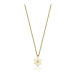 Load image into Gallery viewer, 14k gold  Mystic Single Diamond Star of David
