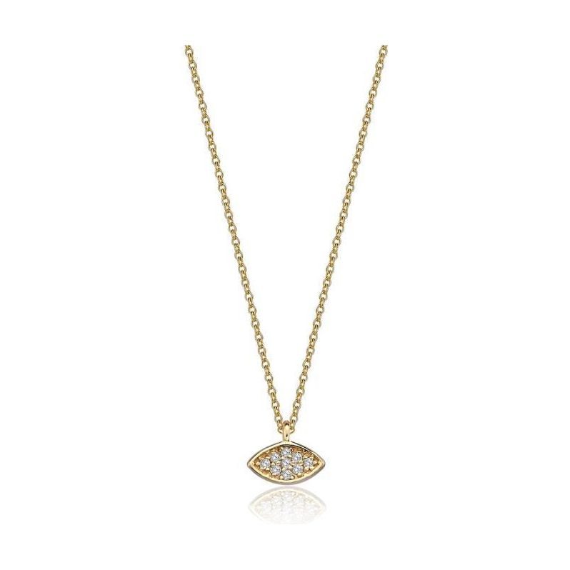 Mystic Gold, Full Diamond Eye Necklace