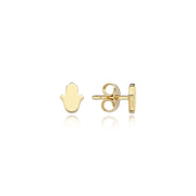14k gold Mystic Gold Hamsa Earring