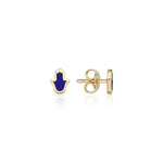 Load image into Gallery viewer, 14k Gold Hamsa Earring
