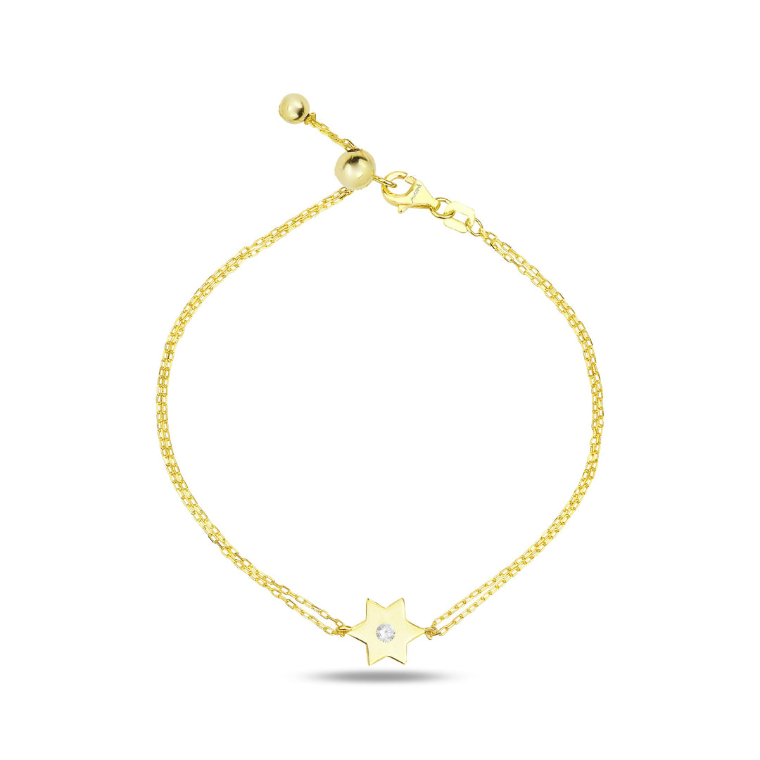Single Star of David bracelet