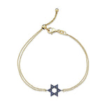 Load image into Gallery viewer, Classic star of David Blue sapphire
