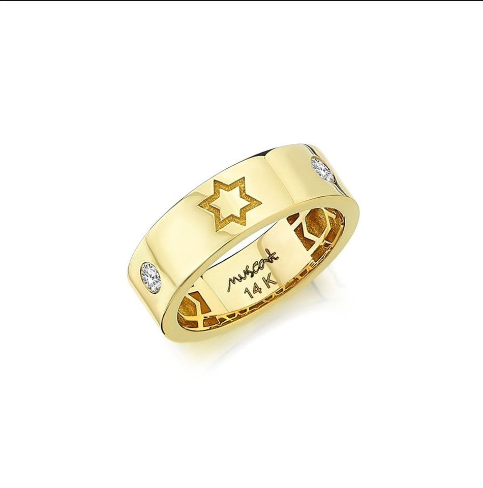 14k gold bangle ring