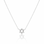 Load image into Gallery viewer, 14k gold Classic Star of David necklace