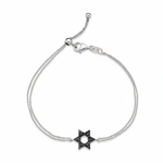 Load image into Gallery viewer, Classic star of David Black diamonds