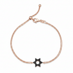 Load image into Gallery viewer, Classic star of David Black diamonds