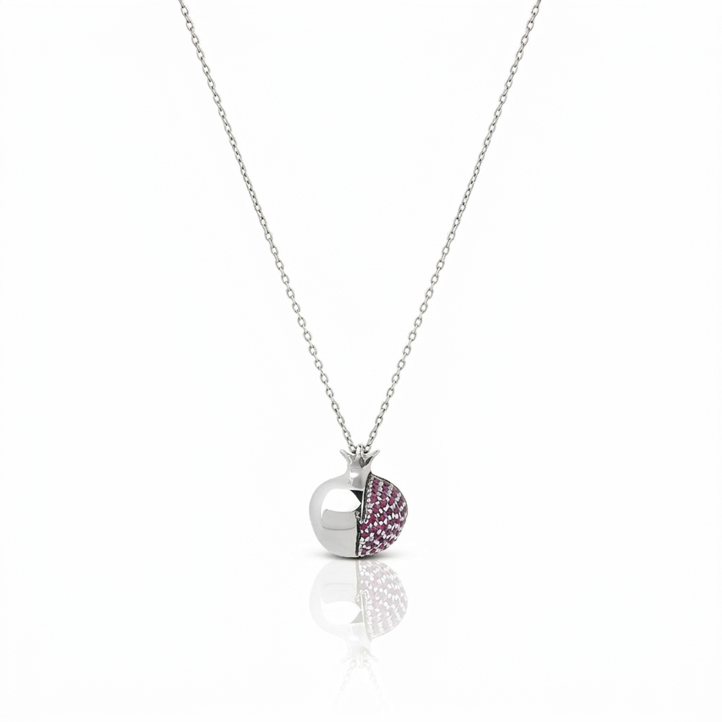 14k gold Pomegranate necklace