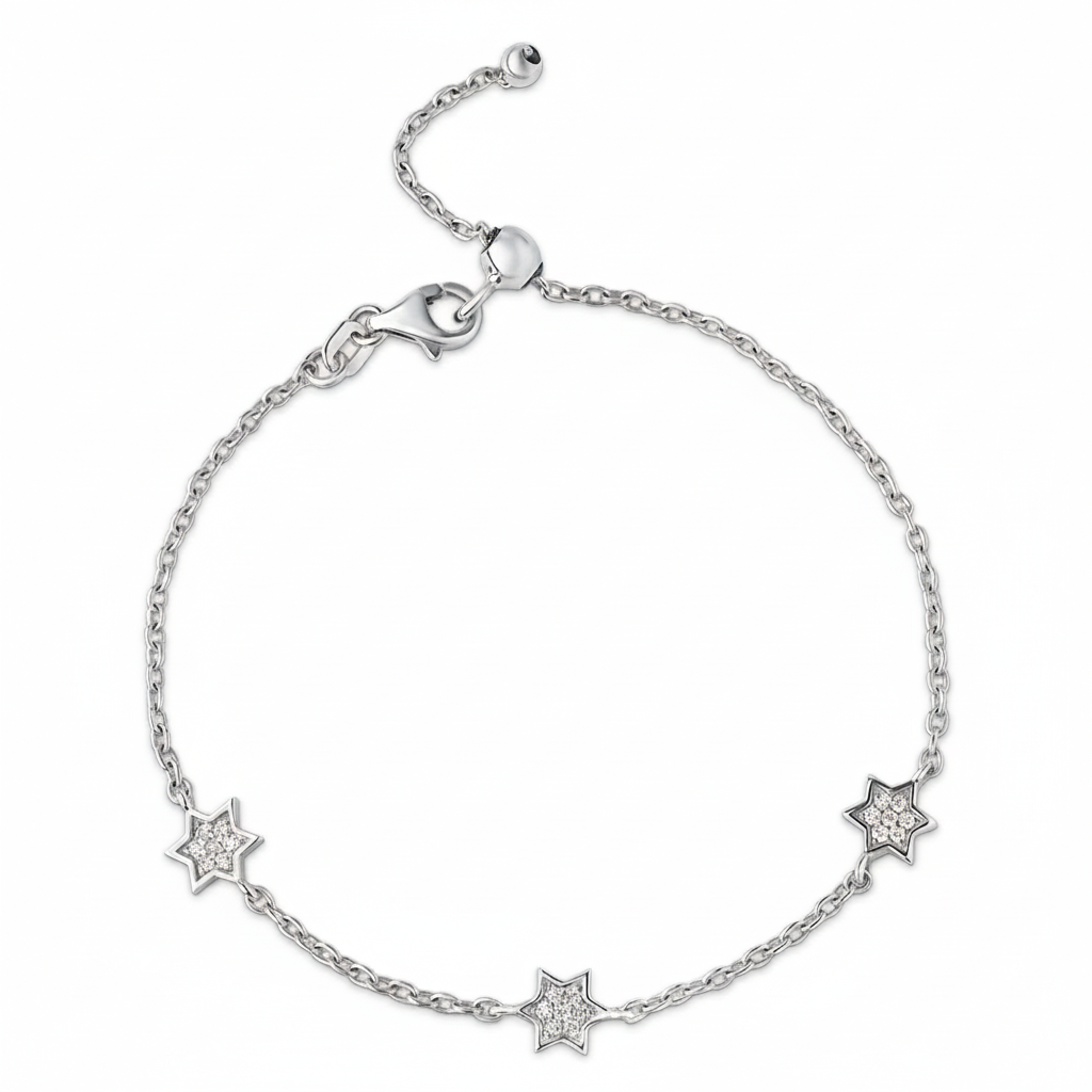 3x Full star of david bracelet