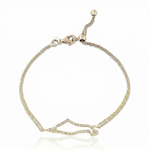 Load image into Gallery viewer, Hollo map of Israel bracelet