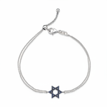 Load image into Gallery viewer, Classic star of David Blue sapphire