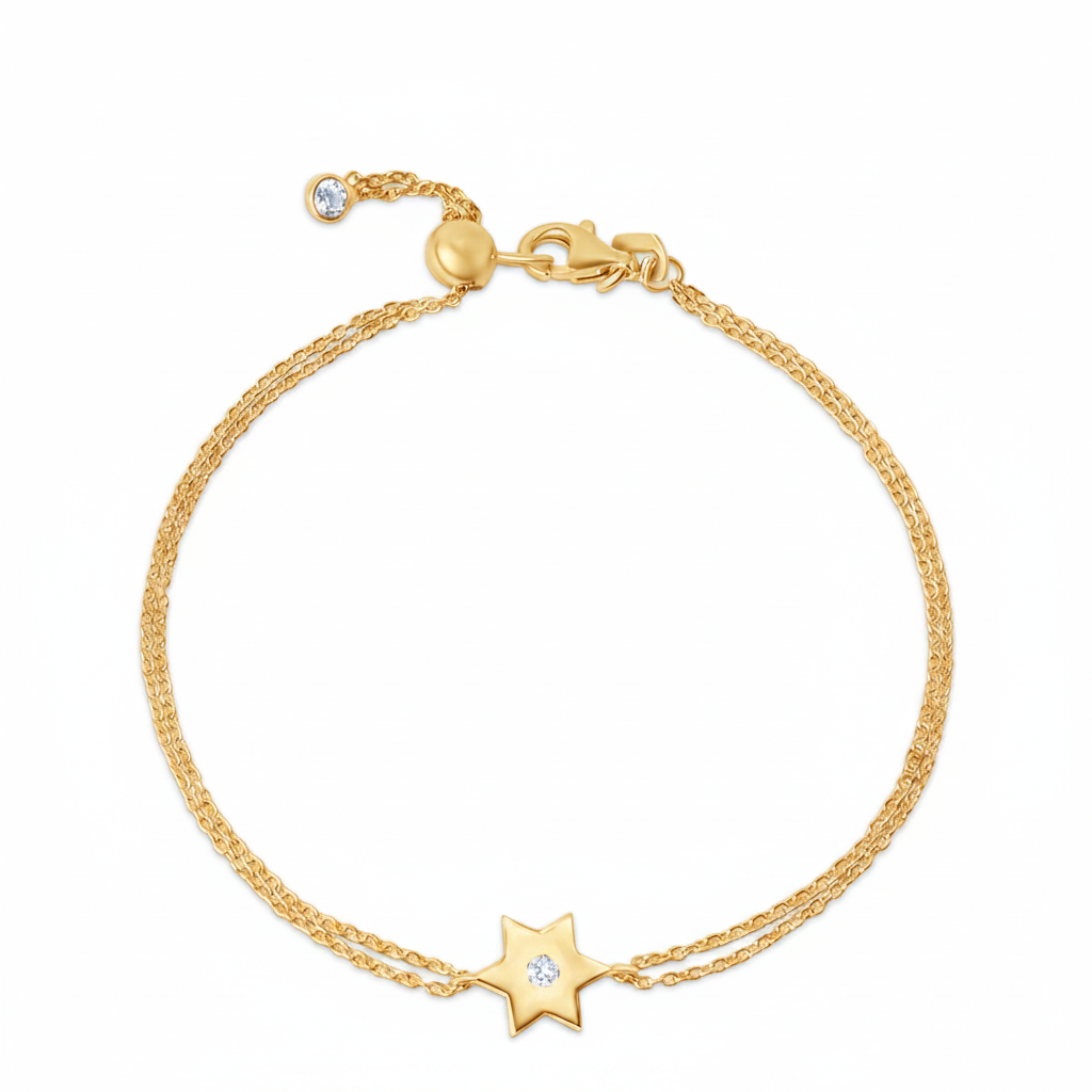 Single Star of David bracelet