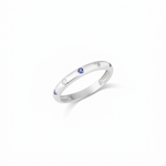 Load image into Gallery viewer, 14k Gold Sapphire Diamond Band Ring