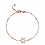 Load image into Gallery viewer, Classic star of David paperclip