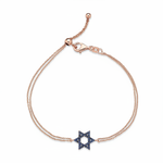 Load image into Gallery viewer, Classic star of David Blue sapphire