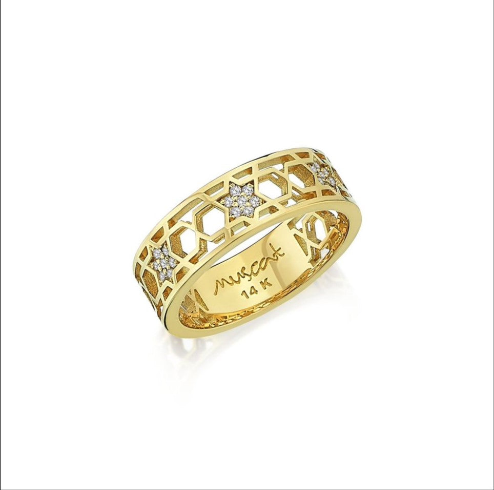 14k gold 5MD Skeleton ring